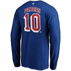 Men's Fanatics Branded Artemi Panarin Blue New York Rangers Authentic Stack Name & Number Long Sleeve T-Shirt -Metaverse shop unnamed file 8006