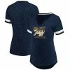 Women's Fanatics Branded Navy/White Utah Jazz Showtime Winning With Pride Notch Neck T-Shirt -Metaverse shop unnamed file 8011