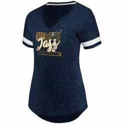 Women's Fanatics Branded Navy/White Utah Jazz Showtime Winning With Pride Notch Neck T-Shirt 4 Women's Fanatics Branded Navy/White Utah Jazz Showtime Winning With Pride Notch Neck T-Shirt -Metaverse shop unnamed file 8013