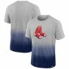 Men's Fanatics Branded Heathered Gray/Heathered Navy Boston Red Sox Iconic Team Ombre Dip-Dye T-Shirt -Metaverse shop unnamed file 8017