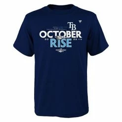Youth Fanatics Branded Navy Tampa Bay Rays 2022 Postseason T-Shirt -Metaverse shop unnamed file 8073