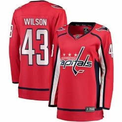 Women's Fanatics Branded Tom Wilson Red Washington Capitals Home Premier Breakaway Player Jersey
