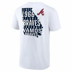 Men's Fanatics Branded White Atlanta Braves Hometown Hot Shot T-Shirt -Metaverse shop unnamed file 8097