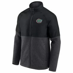 Men's Fanatics Branded Black/Heathered Charcoal Florida Gators Durable Raglan Full-Zip Jacket 4 Men's Fanatics Branded Black/Heathered Charcoal Florida Gators Durable Raglan Full-Zip Jacket -Metaverse shop unnamed file 8117