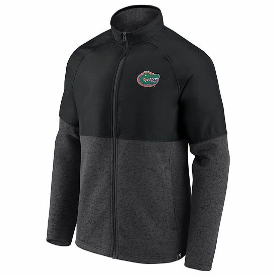 Men's Fanatics Branded Black/Heathered Charcoal Florida Gators Durable Raglan Full-Zip Jacket Men's Fanatics Branded Black/Heathered Charcoal Florida Gators Durable Raglan Full-Zip Jacket -Metaverse shop unnamed file 8117
