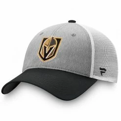 Men's Fanatics Branded Gray/Black Vegas Golden Knights Trucker Snapback Hat