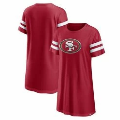 Women's Fanatics Branded Scarlet/White San Francisco 49ers Victory On Dress