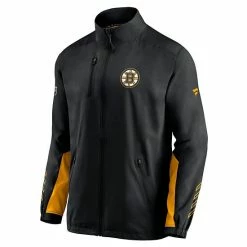 Men's Fanatics Branded Black Boston Bruins Authentic Pro Locker Room Rinkside Full-Zip Jacket 4 Men's Fanatics Branded Black Boston Bruins Authentic Pro Locker Room Rinkside Full-Zip Jacket -Metaverse shop unnamed file 819
