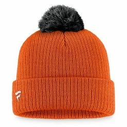 Men's Fanatics Branded Orange Philadelphia Flyers Team Cuffed Knit Hat With Pom -Metaverse shop unnamed file 8191