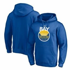 Men's Fanatics Branded Royal Golden State Warriors The Bay Logo Pullover Hoodie -Metaverse shop unnamed file 822