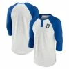 Men's Fanatics Branded Oatmeal/Royal Milwaukee Brewers True Classics Better Believe Raglan Henley 3/4-Sleeve T-Shirt 2 Men's Fanatics Branded Oatmeal/Royal Milwaukee Brewers True Classics Better Believe Raglan Henley 3/4-Sleeve T-Shirt -Metaverse shop unnamed file 8315