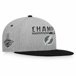 Men's Fanatics Branded Heathered Gray/Black Tampa Bay Lightning 2021 Stanley Cup Champions Snapback Adjustable Hat 5 Men's Fanatics Branded Heathered Gray/Black Tampa Bay Lightning 2021 Stanley Cup Champions Snapback Adjustable Hat -Metaverse shop unnamed file 8343