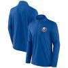 Men's Fanatics Branded Heather Royal New York Islanders Authentic Pro Rink Quarter-Zip Jacket -Metaverse shop unnamed file 8377