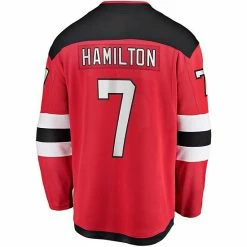 Men's Fanatics Branded Dougie Hamilton Red New Jersey Devils Home Premier Breakaway Player Jersey -Metaverse shop unnamed file 8470