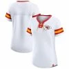 Women's Fanatics Branded White Kansas City Chiefs Sunday Best Lace-Up T-Shirt 1 Women's Fanatics Branded White Kansas City Chiefs Sunday Best Lace-Up T-Shirt -Metaverse shop unnamed file 8475