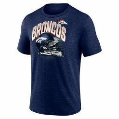 Men's Fanatics Branded Heathered Navy Denver Broncos End Around Tri-Blend T-Shirt -Metaverse shop unnamed file 8496
