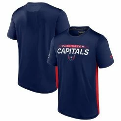 Men's Fanatics Branded Navy/Red Washington Capitals Authentic Pro Rink Tech T-Shirt -Metaverse shop unnamed file 8519
