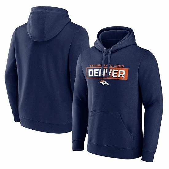 Men's Fanatics Branded Navy Denver Broncos Down The Field Pullover Hoodie Men's Fanatics Branded Navy Denver Broncos Down The Field Pullover Hoodie -Metaverse shop unnamed file 8545