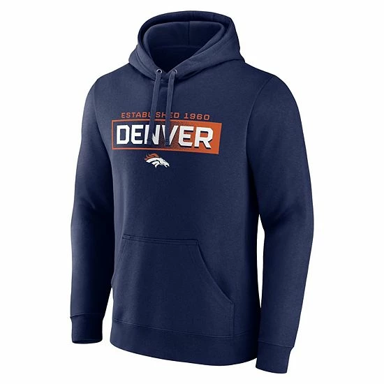 Men's Fanatics Branded Navy Denver Broncos Down The Field Pullover Hoodie Men's Fanatics Branded Navy Denver Broncos Down The Field Pullover Hoodie -Metaverse shop unnamed file 8546