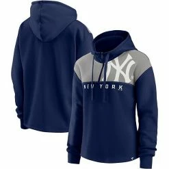 Women's Fanatics Branded Navy New York Yankees Iconic Overslide Color-Block Quarter-Zip Hoodie 3 Women's Fanatics Branded Navy New York Yankees Iconic Overslide Color-Block Quarter-Zip Hoodie -Metaverse shop unnamed file 855