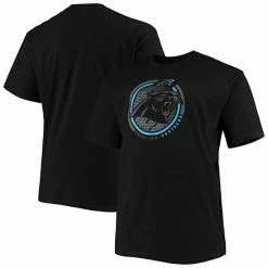 Men's Fanatics Branded Black Carolina Panthers Big & Tall Color Pop T-Shirt
