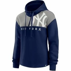 Women's Fanatics Branded Navy New York Yankees Iconic Overslide Color-Block Quarter-Zip Hoodie 4 Women's Fanatics Branded Navy New York Yankees Iconic Overslide Color-Block Quarter-Zip Hoodie -Metaverse shop unnamed file 856