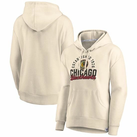 Women's Fanatics Branded Cream Chicago Blackhawks Carry the Puck Pullover Hoodie Sweatshirt Women's Fanatics Branded Cream Chicago Blackhawks Carry The Puck Pullover Hoodie Sweatshirt -Metaverse shop unnamed file 8607