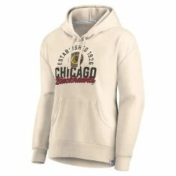 Women's Fanatics Branded Cream Chicago Blackhawks Carry The Puck Pullover Hoodie Sweatshirt 3 Women's Fanatics Branded Cream Chicago Blackhawks Carry The Puck Pullover Hoodie Sweatshirt -Metaverse shop unnamed file 8608