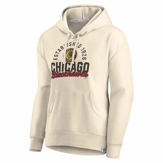 Women's Fanatics Branded Cream Chicago Blackhawks Carry the Puck Pullover Hoodie Sweatshirt Women's Fanatics Branded Cream Chicago Blackhawks Carry The Puck Pullover Hoodie Sweatshirt -Metaverse shop unnamed file 8608