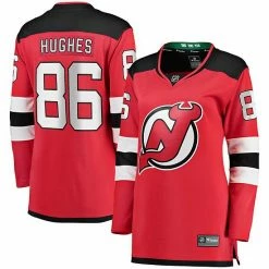 Women's Fanatics Branded Jack Hughes Red New Jersey Devils Home Premier Breakaway Jersey 3 Women's Fanatics Branded Jack Hughes Red New Jersey Devils Home Premier Breakaway Jersey -Metaverse shop unnamed file 8617