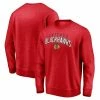 Men's Fanatics Branded Red Chicago Blackhawks Gameday Arch Pullover Sweatshirt -Metaverse shop unnamed file 866