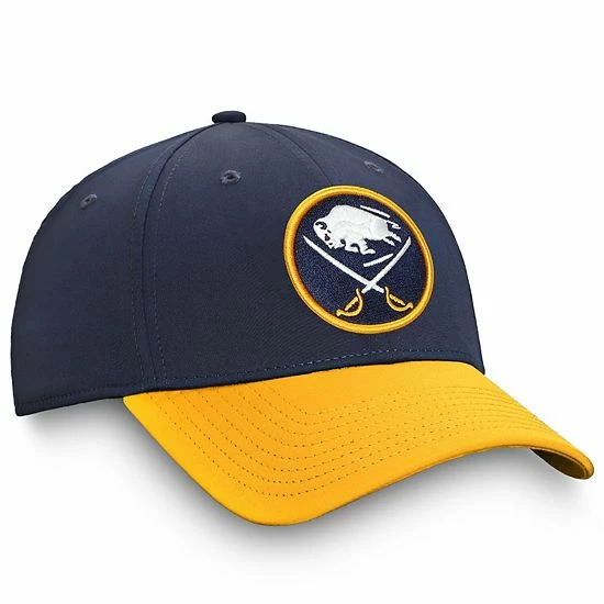 Men's Fanatics Branded Navy/Gold Buffalo Sabres Hometown Flex Hat 6 Men's Fanatics Branded Navy/Gold Buffalo Sabres Hometown Flex Hat - Image 4
