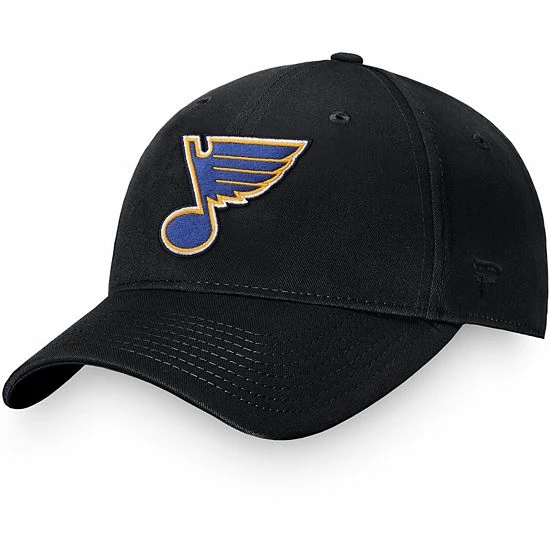 Men's Fanatics Branded Black St. Louis Blues Snapback Hat Men's Fanatics Branded Black St. Louis Blues Snapback Hat -Metaverse shop unnamed file 8686