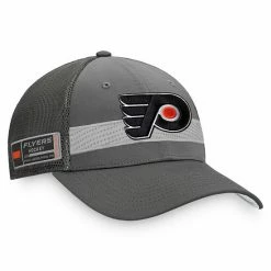 Men's Fanatics Branded Charcoal Philadelphia Flyers Home Ice Snapback Hat
