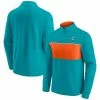 Men's Fanatics Branded Aqua/Orange Miami Dolphins Block Party Quarter-Zip Jacket 1 Men's Fanatics Branded Aqua/Orange Miami Dolphins Block Party Quarter-Zip Jacket -Metaverse shop unnamed file 8707