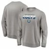 Men's Fanatics Branded Heathered Gray Indianapolis Colts Block Party Pullover Sweatshirt -Metaverse shop unnamed file 873