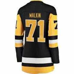 Women's Fanatics Branded Evgeni Malkin Black Pittsburgh Penguins Home Breakaway Player Jersey -Metaverse shop unnamed file 8752