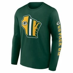 Men's Fanatics Branded Green Green Bay Packers Hometown Collection Sweep Long Sleeve T-Shirt -Metaverse shop unnamed file 8780