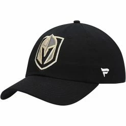 Men's Fanatics Branded Black Vegas Golden Knights Core Primary Logo Adjustable Hat
