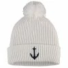 Men's Fanatics Branded White Seattle Kraken Secondary Logo Cuffed Knit Hat With Pom -Metaverse shop unnamed file 8808