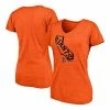 Women's Fanatics Branded Orange San Francisco Giants Hometown Cali Tri-Blend V-Neck T-Shirt -Metaverse shop unnamed file 8809