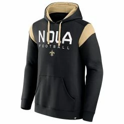 Men's Fanatics Branded Black New Orleans Saints Call The Shot Pullover Hoodie -Metaverse shop unnamed file 8863
