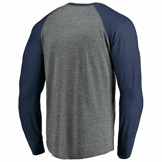 Men's Fanatics Branded Gray/Navy Boston Red Sox True Classics Outfield Arc Tri-Blend Raglan Long Sleeve T-Shirt Men's Fanatics Branded Gray/Navy Boston Red Sox True Classics Outfield Arc Tri-Blend Raglan Long Sleeve T-Shirt -Metaverse shop unnamed file 8868