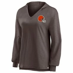Women's Fanatics Branded Brown Cleveland Browns Jumper V-Neck Pullover Hoodie 4 Women's Fanatics Branded Brown Cleveland Browns Jumper V-Neck Pullover Hoodie -Metaverse shop unnamed file 8871