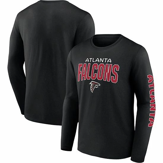 Men's Fanatics Branded Black Atlanta Falcons Go the Distance Long Sleeve T-Shirt Men's Fanatics Branded Black Atlanta Falcons Go The Distance Long Sleeve T-Shirt -Metaverse shop unnamed file 889