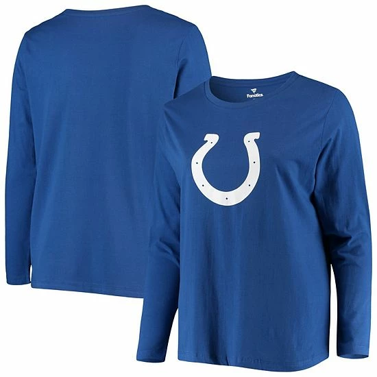 Women's Fanatics Branded Royal Indianapolis Colts Plus Size Primary Logo Long Sleeve T-Shirt Women's Fanatics Branded Royal Indianapolis Colts Plus Size Primary Logo Long Sleeve T-Shirt -Metaverse shop unnamed file 8910