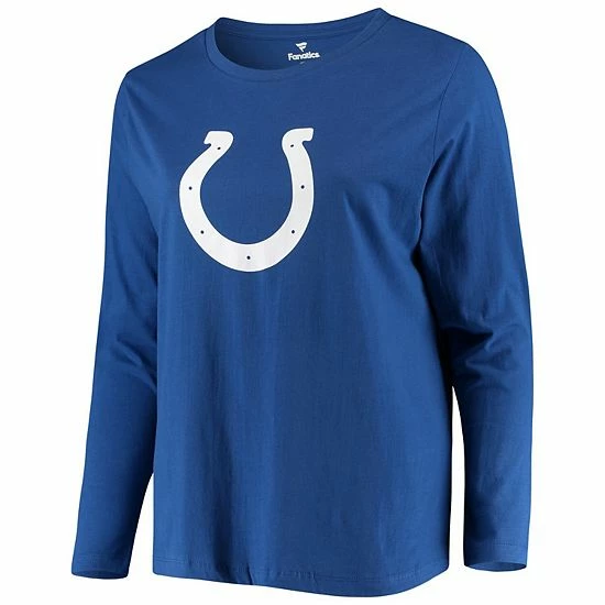 Women's Fanatics Branded Royal Indianapolis Colts Plus Size Primary Logo Long Sleeve T-Shirt Women's Fanatics Branded Royal Indianapolis Colts Plus Size Primary Logo Long Sleeve T-Shirt -Metaverse shop unnamed file 8911
