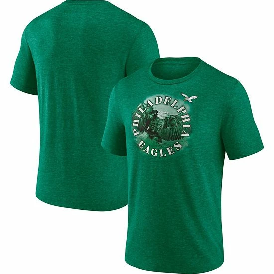 Men's Fanatics Branded Heathered Kelly Green Philadelphia Eagles Sporting Chance T-Shirt Men's Fanatics Branded Heathered Kelly Green Philadelphia Eagles Sporting Chance T-Shirt -Metaverse shop unnamed file 8915