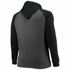 Men's Fanatics Branded Black/Heathered Charcoal Jacksonville Jaguars Big & Tall Lightweight Raglan Pullover Hoodie 4 Men's Fanatics Branded Black/Heathered Charcoal Jacksonville Jaguars Big & Tall Lightweight Raglan Pullover Hoodie -Metaverse shop unnamed file 8924