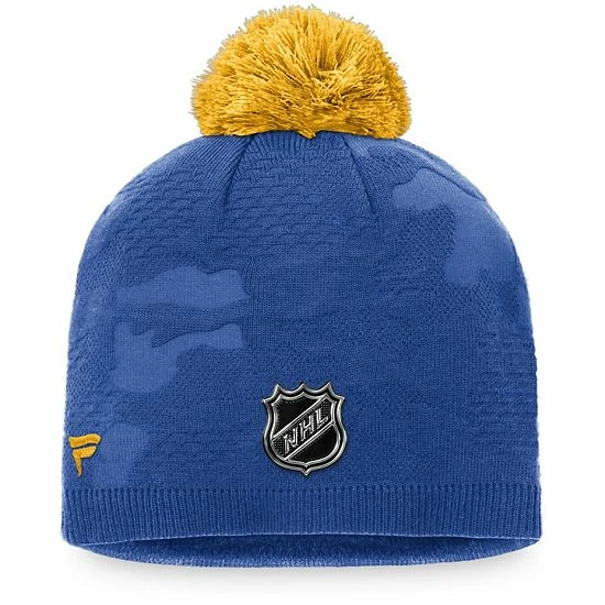 Women's Fanatics Branded Royal/Gold Buffalo Sabres Authentic Pro Team Locker Room Beanie with Pom Women's Fanatics Branded Royal/Gold Buffalo Sabres Authentic Pro Team Locker Room Beanie With Pom -Metaverse shop unnamed file 8958